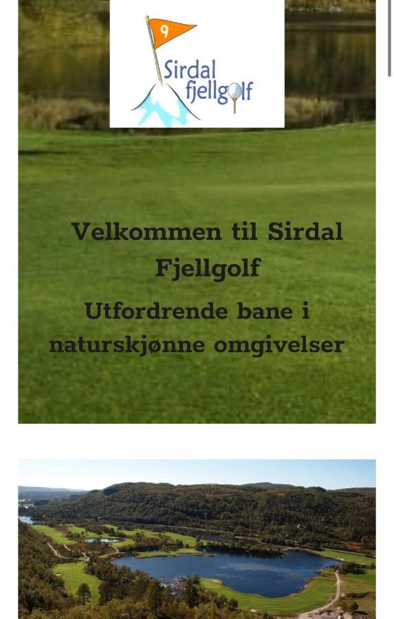 Tjorhom Flott Leilighet Pa Haugen I Sirdal מראה חיצוני תמונה